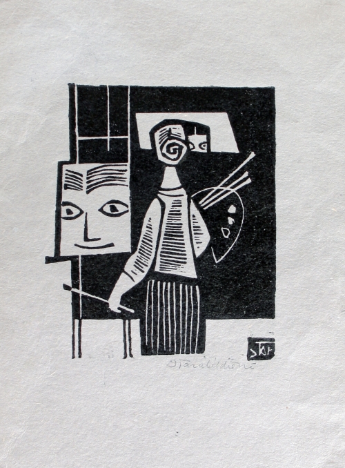 Autoekslibris (Tarabildienė Domicelė)