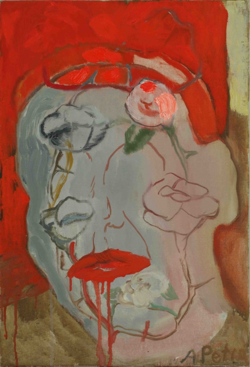 Autoportretas su rožėm (Petrašiūnaitė Audronė)